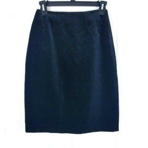 Linda Allard Ellen Tracy Velveteen Skirt Size 2P